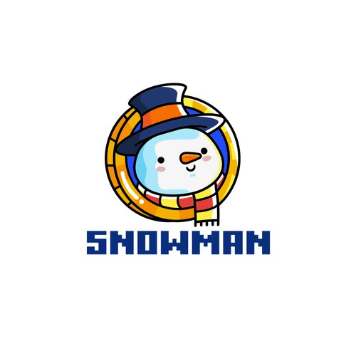 Logo and Brand Identity with a Snowman for a new digital currency Design by Miniverso