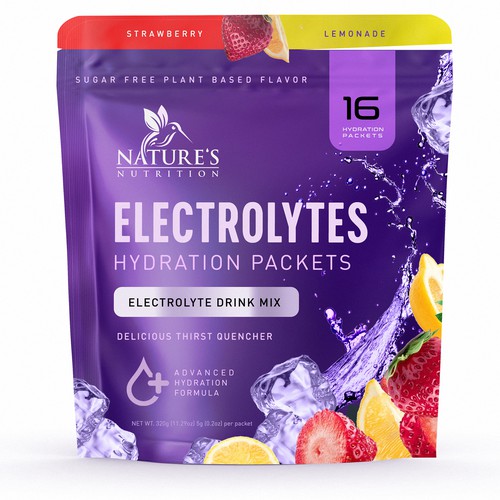 Refreshing Hydration Electrolytes Design Needed for Nature's Nutrition Design by a x i o m a ™