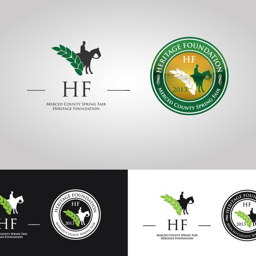 logo for Merced County Spring Fair Heritage Foundation Design by Dusan Stojisavljevic