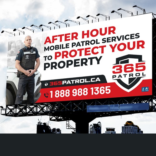 I need a billboard design for a Security Guard Company Design by GrApHiC cReAtIoN™