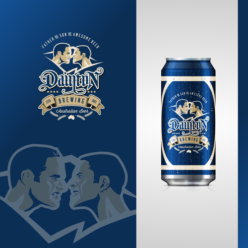 logo for Dainton Brewing Design by Widakk