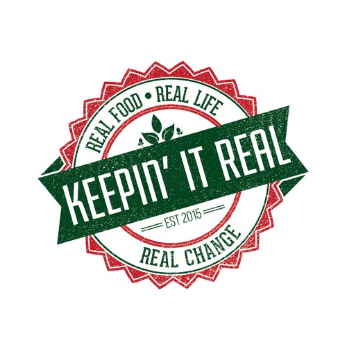 Create a cool original logo design with an impactful icon for a Real
Food blog. Design by AS77 Design