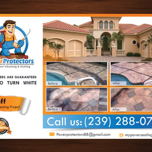 Half Page Ad for Paver Protectors | Other business or advertising contest