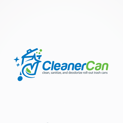 Designs Modern, Professional Logo for Trash Can Cleaning Company