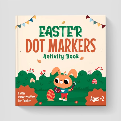 Easter Coloring Activity Book For Kids Design by Prolific_Eye