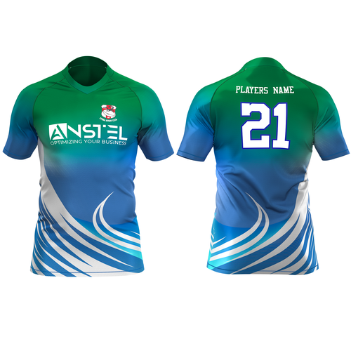 Design maglia rugby abbigliamento sportivo contest della