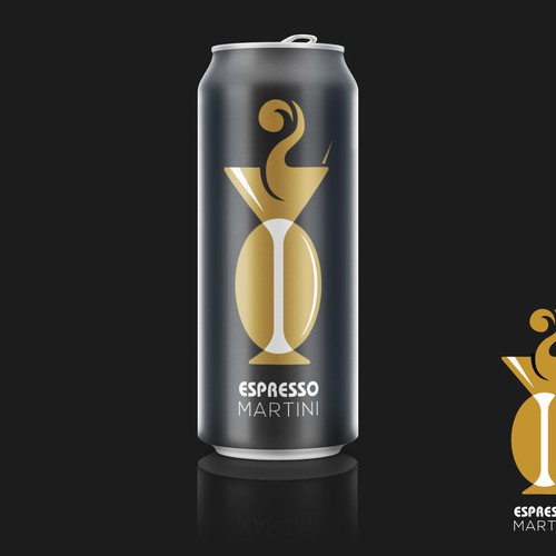 Logo / Product Design for new Espresso Martini beverage Design by elmostro