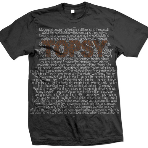 T-shirt for Topsy Ontwerp door gebbers