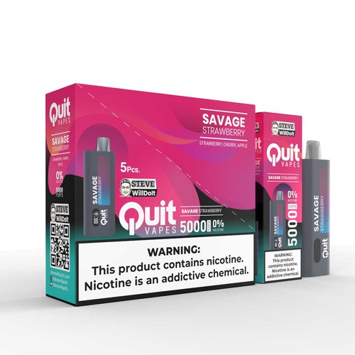 Quit Vape Package for disposable vape device Design by Kula Studio