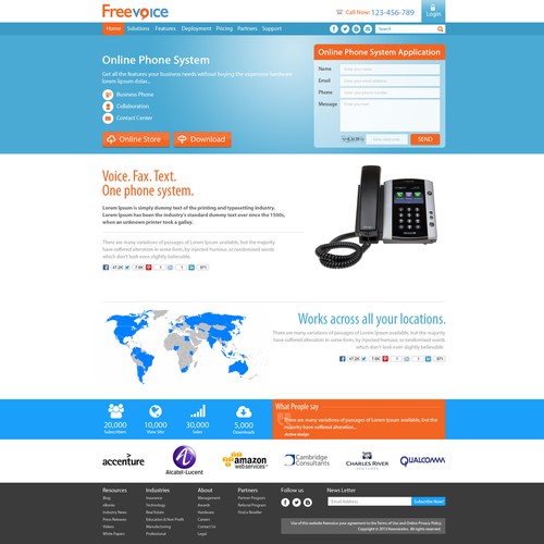 Create landing pages for a ringcentral.com compeditor Réalisé par activ design