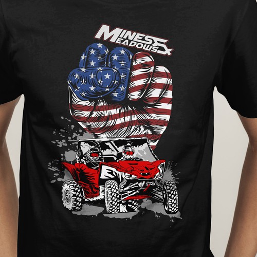 Patriotic T Shirt Design Design by AntonB