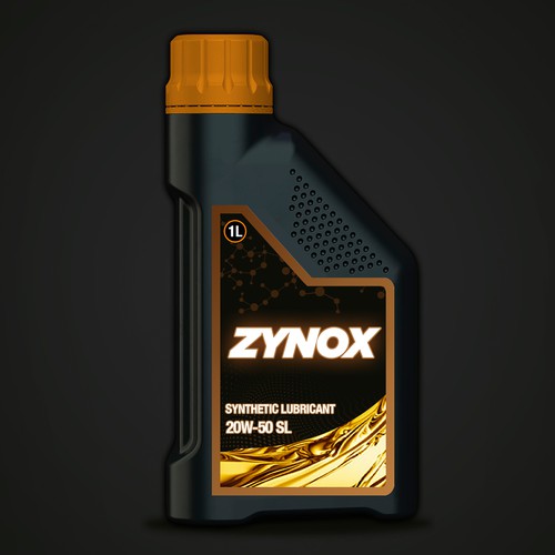 auto lubricant label design | strong , modern and powerful Design by IgnacioIdeas