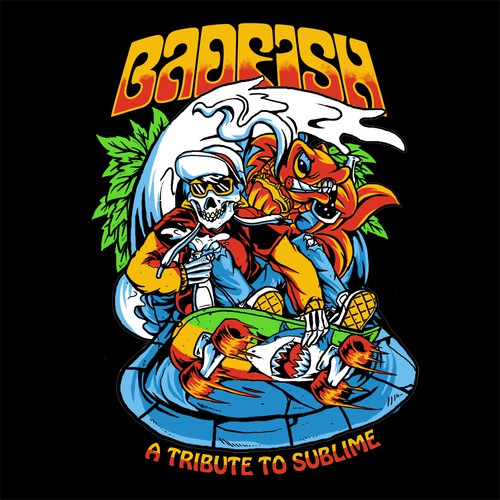 Badfish: A Tribute to Sublime T Shirt Design by yoguputra