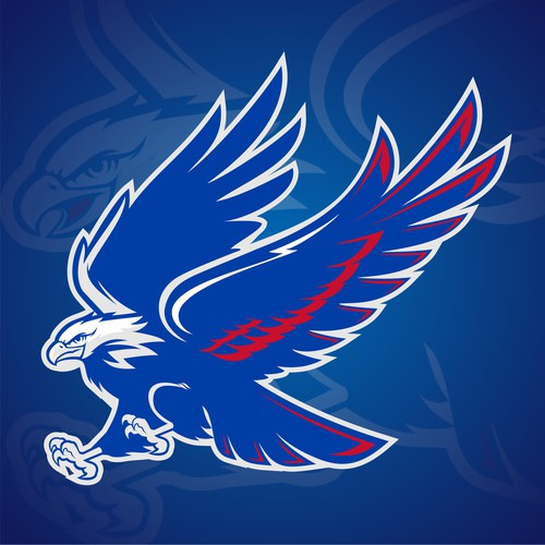 High-Flying Eagle Logo for a High-Performing School District Design by indraDICLVX