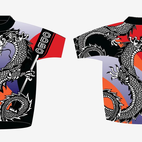 Dragon Boat Team Jersey Tshirt contest