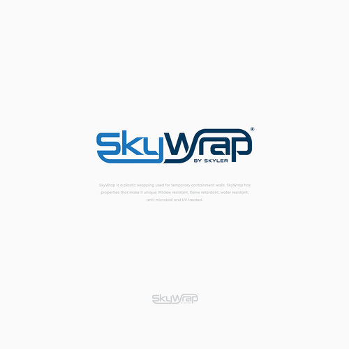SkyWrap Logo Design by SimonMar