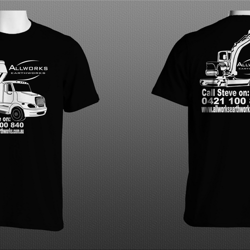 Design a tough and mean designs for excavation company | T-shirt contest