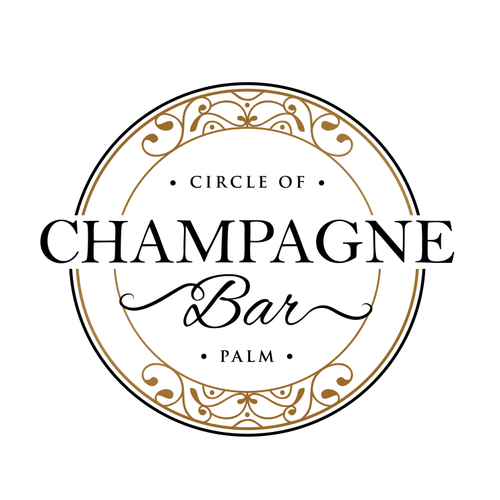 Luxury and modern Champagne Bar logo Design by Jacob Gomes