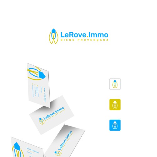 Design vincitore del contest "Luxurious simplicity of a brand of real estate agency"