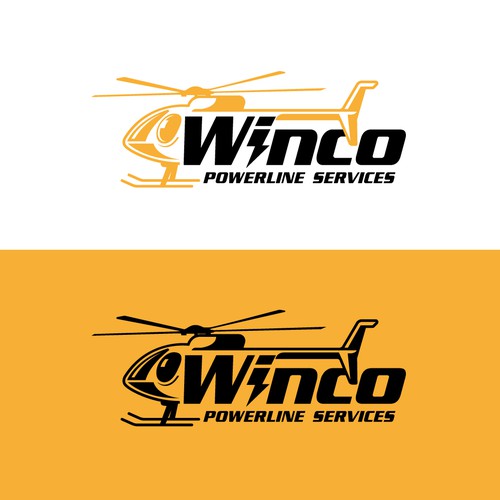 "Helicopter company logo" winning Logo design