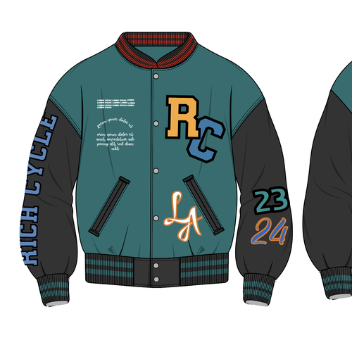 Varsity Jacket for a streetwear urban style brand Design by Colpo