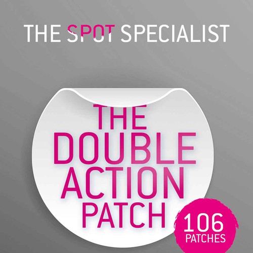 Pimple Patch PACKAGING to appeal to FEMALE BEAUTY user Design by Designer Group