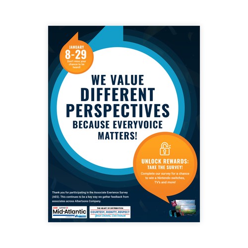 Acme Survey Need 100% Participation Design by Irshad 786