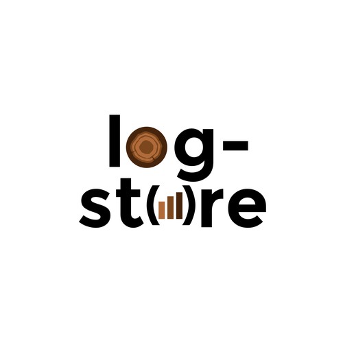 Simple log-store logo Design by yudilima