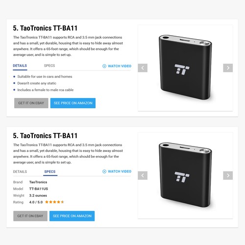 section of web page design, desktop only Design by MANVI