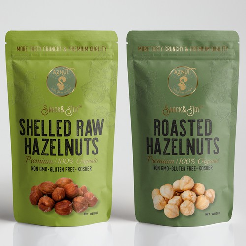 Create a great product package for Aznut hazelnuts Réalisé par znakovanj