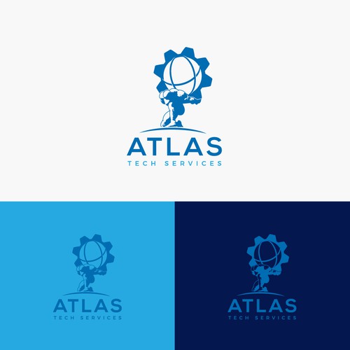 Guaranteed-  Create a logo and branding concept for Atlas Tech Services Design by Izrin A.