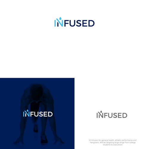 Design logo for a groundbreaking IV infusion start up. Design by aledelyu