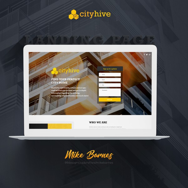 Cityhive - Landing Page