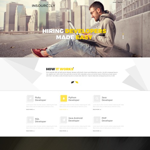 Create a stunning NEW front page for a SaaS company Design by U.Ahmed