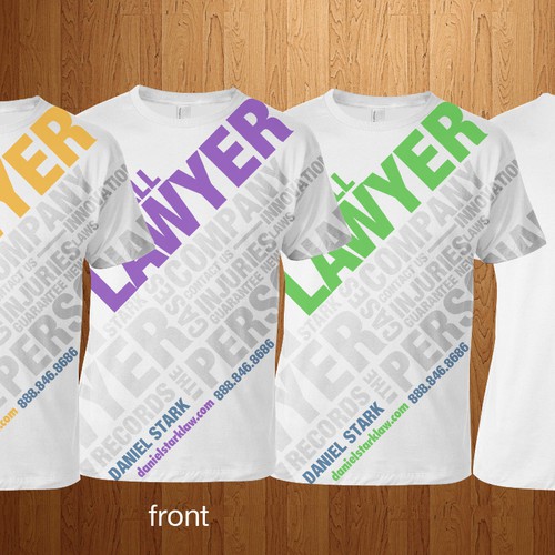Give an innovative law firm some t-shirt swag! | T-shirt contest