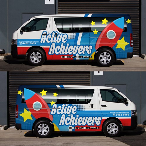 Childcare Centre Bus needs a Fun, Futuristic, & Cool new design! Design by Kiky Rizki