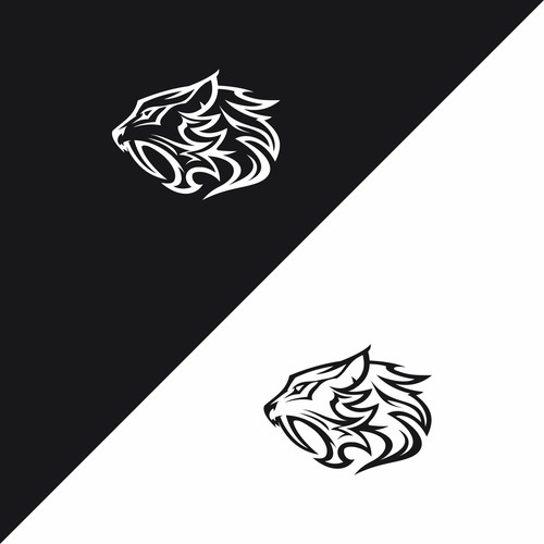 Design di ➤ TIGER HEAD LOGO (Black) di CSArtwork