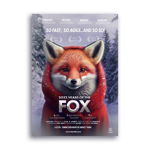 Design di Life360 2023 Year of the Fox Poster di sofie_qaulan