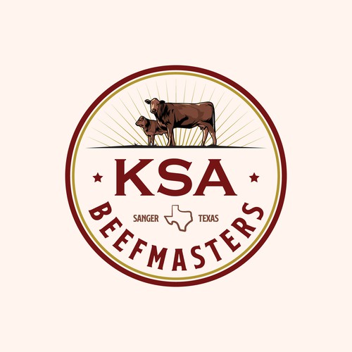 Design a Texas cattle ranch logo for a family owned business Diseño de Nadder