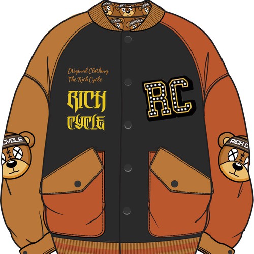 Varsity Jacket for a streetwear urban style brand Design by Colpo