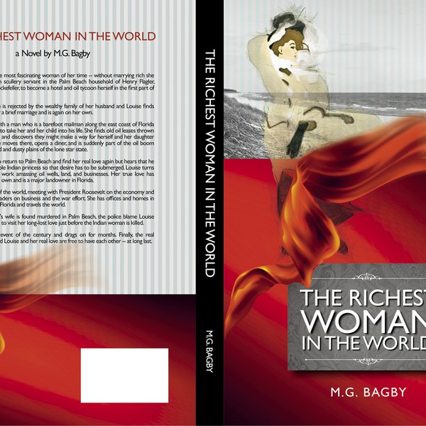 Design by Studio Franzini titled "Book Cover: America in the Age of John D. Rockefeller set in Palm Beach, FL, RobberBarons"