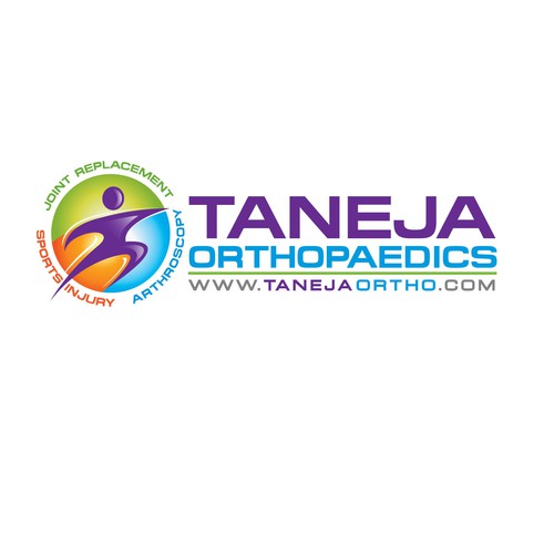 CREATIVE, IMAGINATIVE & STUNNING, LOGO WITH BOLD COLOURS FOR ORTHOPAEDIC SURGEON'S PRACTICE Design by A.Matar