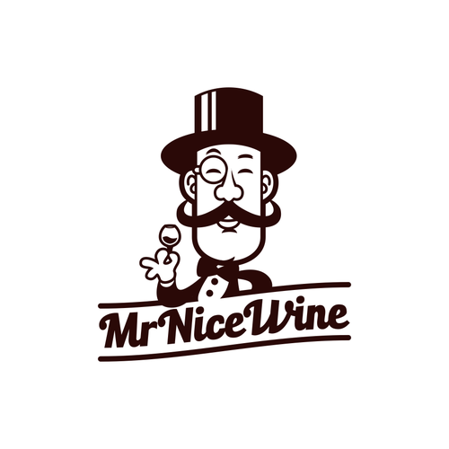 Mr Nice Wine - logo design Design by Damarkurung