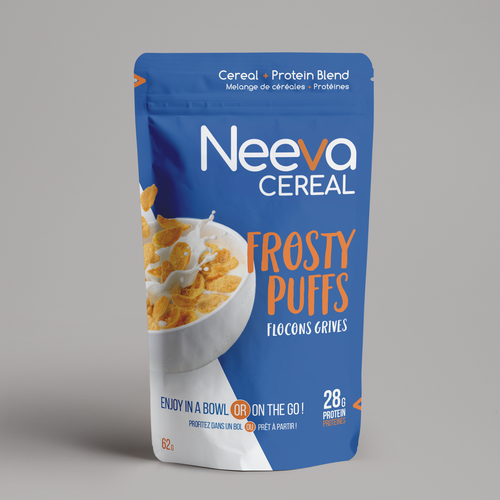 SIMPLE Yet FUN Pouch Design for On-The-Go CEREAL Design by ›  esportable  ‹