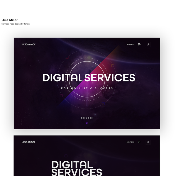 Design by TenSix titled "Digital Services Website"