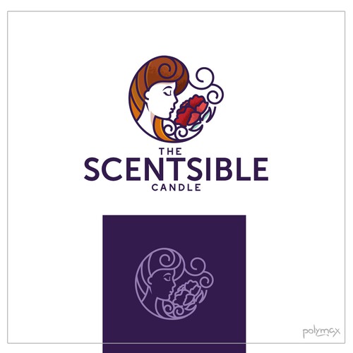 Design a beautiful logo for The Scentsible Candle (Guaranteed Winner) Design by polymax