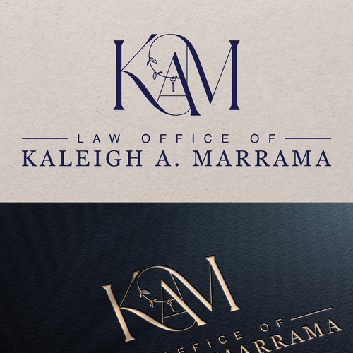 Female attorney needs beautiful luxury law branding! Design by DanEdu