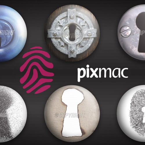 Create buttons for Pixmac Microstock - www.pixmac.com Diseño de Andü Abril