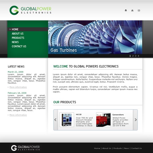 Design di Website Design for Green Electronic Company di sareiodata