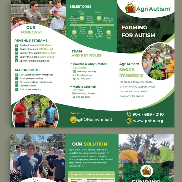 Design by ruddyncang titled "Agriautism Brochure "